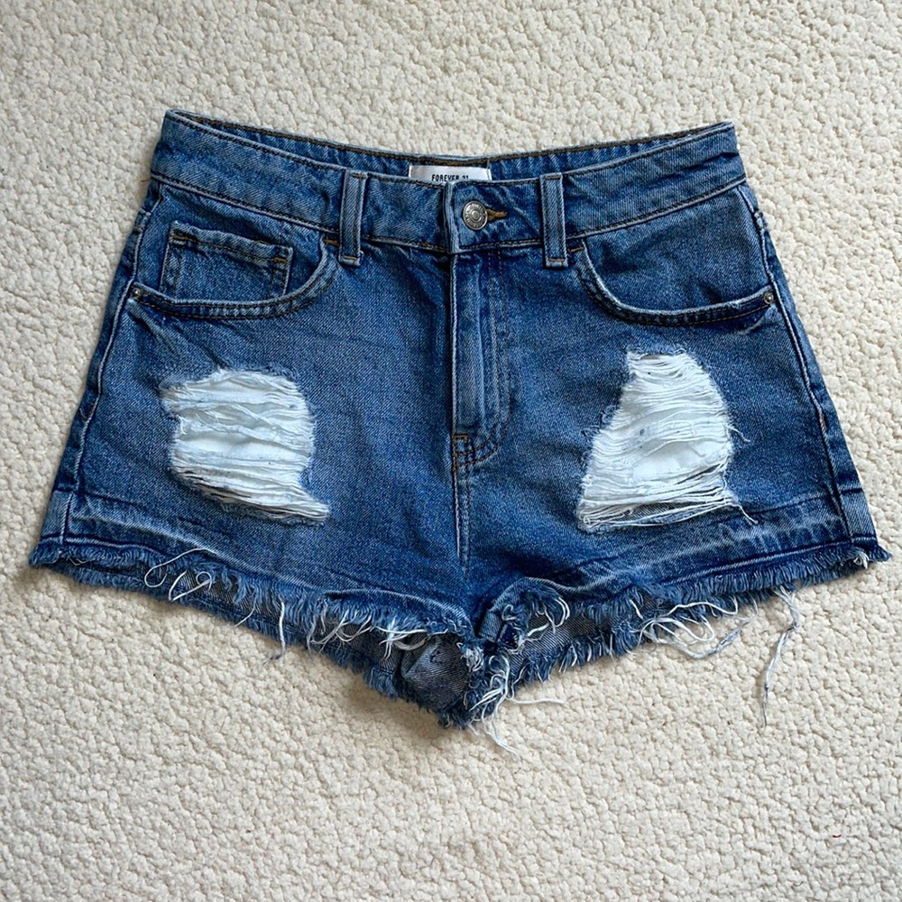 Forever 21 Denim Jean Shorts